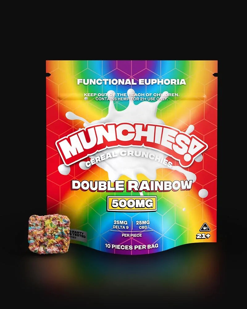 Munchies Double Rainbow Cereal Crunchies CBD/D9