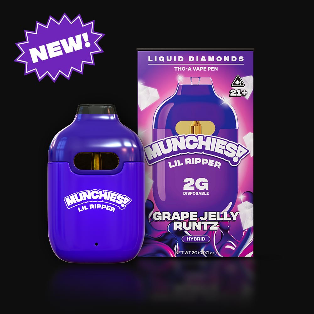 Grape Jelly Runtz Hybrid 2g Lil Ripper THCA Liquid Diamond Vape