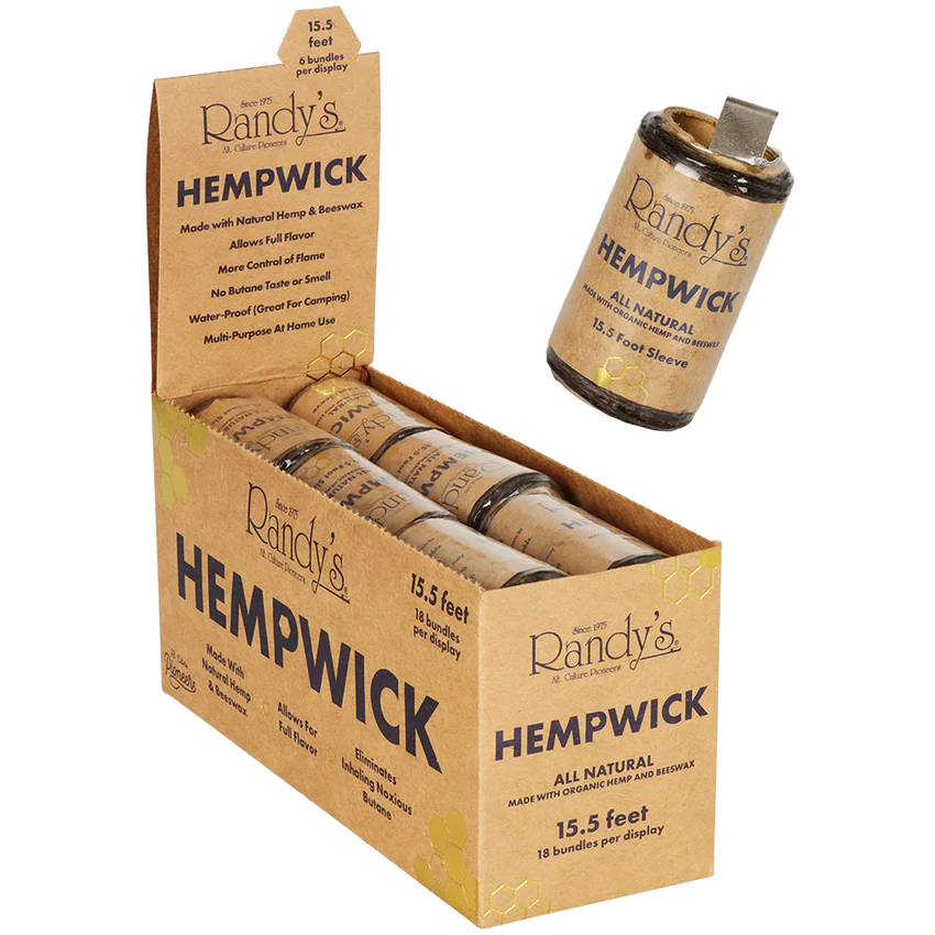 Randy's All Natural Hempwick Roll - 15.5ft