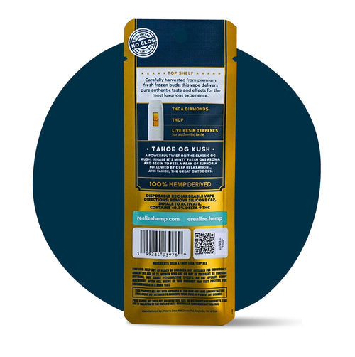 Tahoe OG Kush Top Shelf 2g Diamond Bar