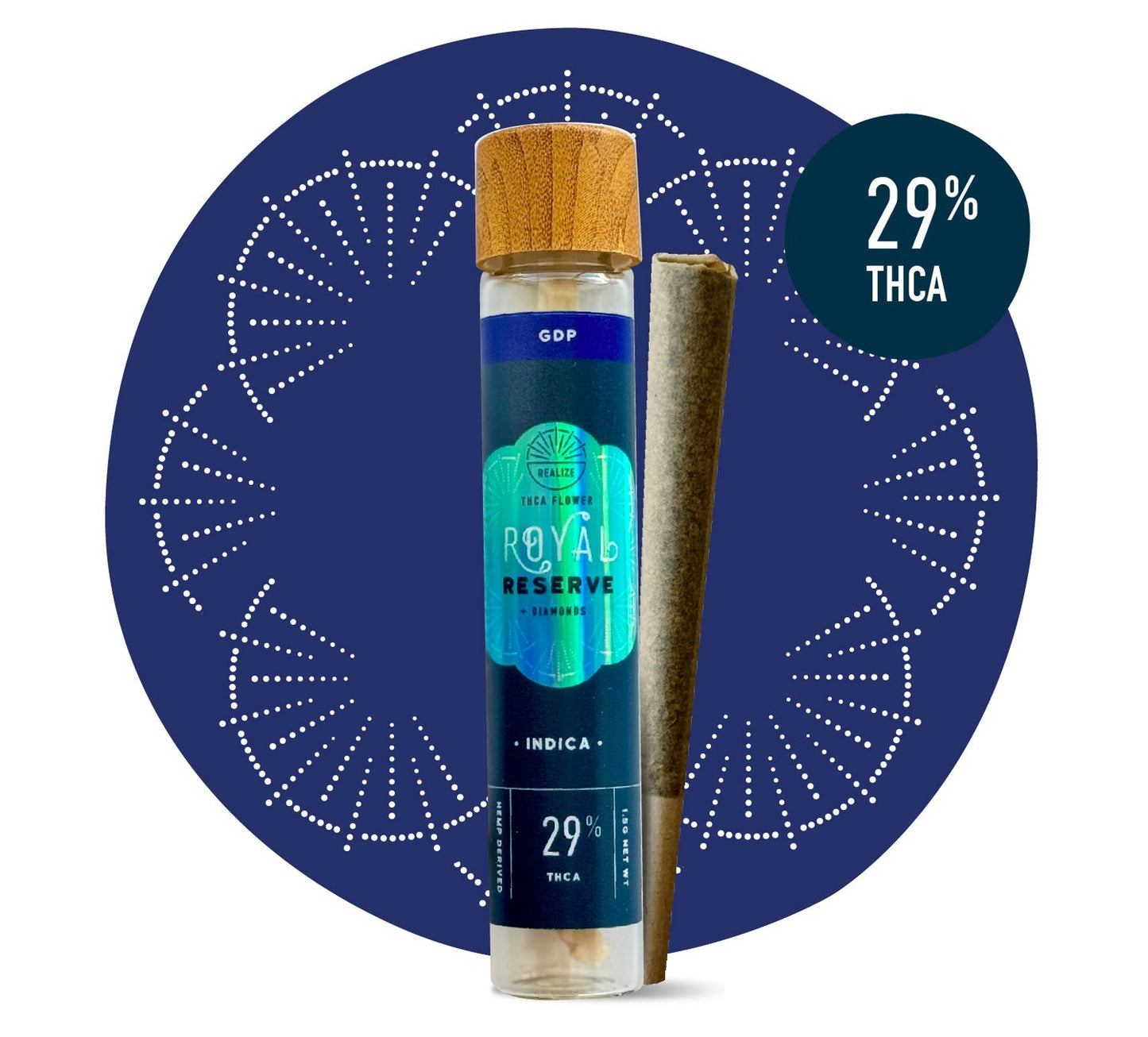 GDP - Realize Royal Reserve Pre-Roll with THCA Diamonds