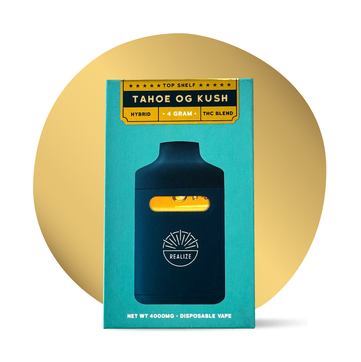 Tahoe OG Kush Hybrid Top Shelf 4g Disposable Vape