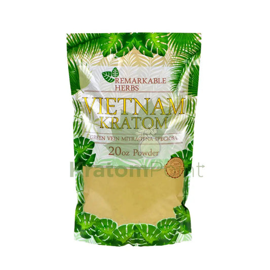 Green Vein Vietnam Kratom Powder 20 oz Bag