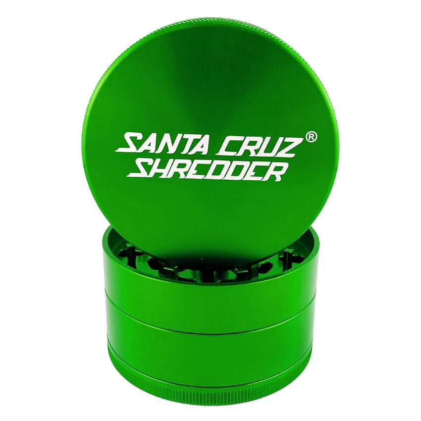Santa Cruz Shredder Small Grinder - Green 4pc - 2.75"
