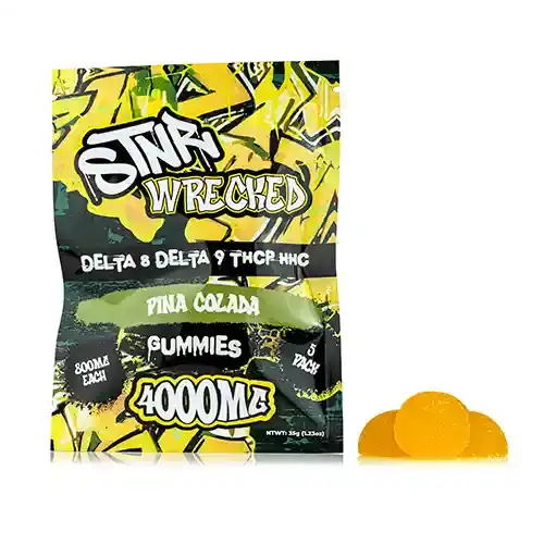 STNR Wrecked Gummies - Pina Colada