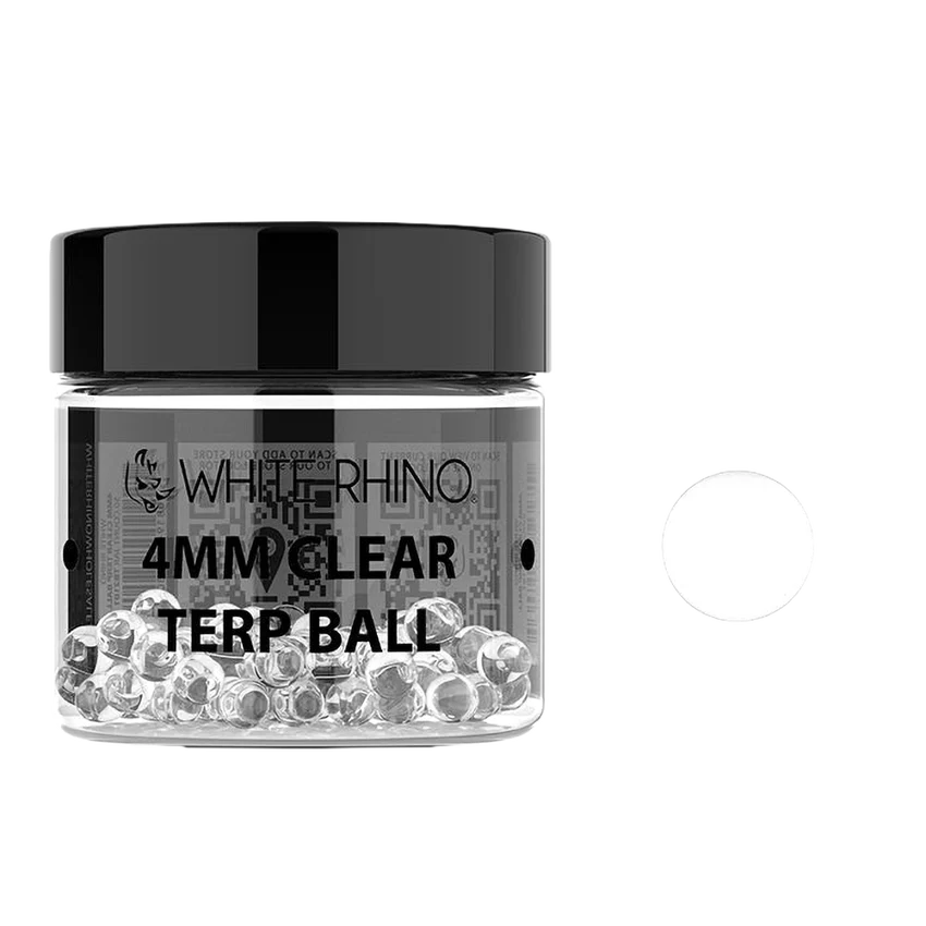 White Rhino Terp Balls - 4mm Clear