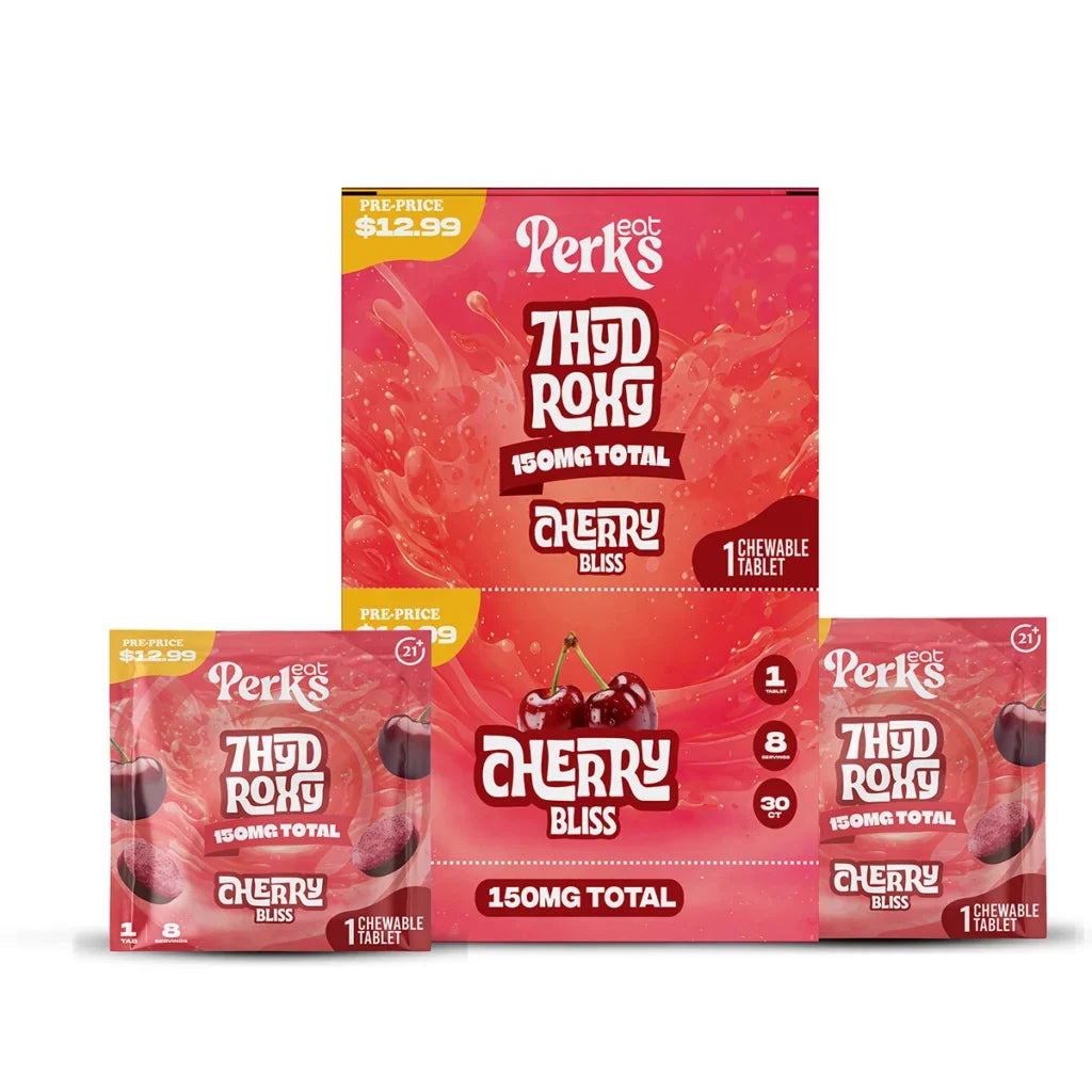 Eat Perks 7-Hydroxy 150mg Chewable Tablet - 1ct - Cherry Bliss