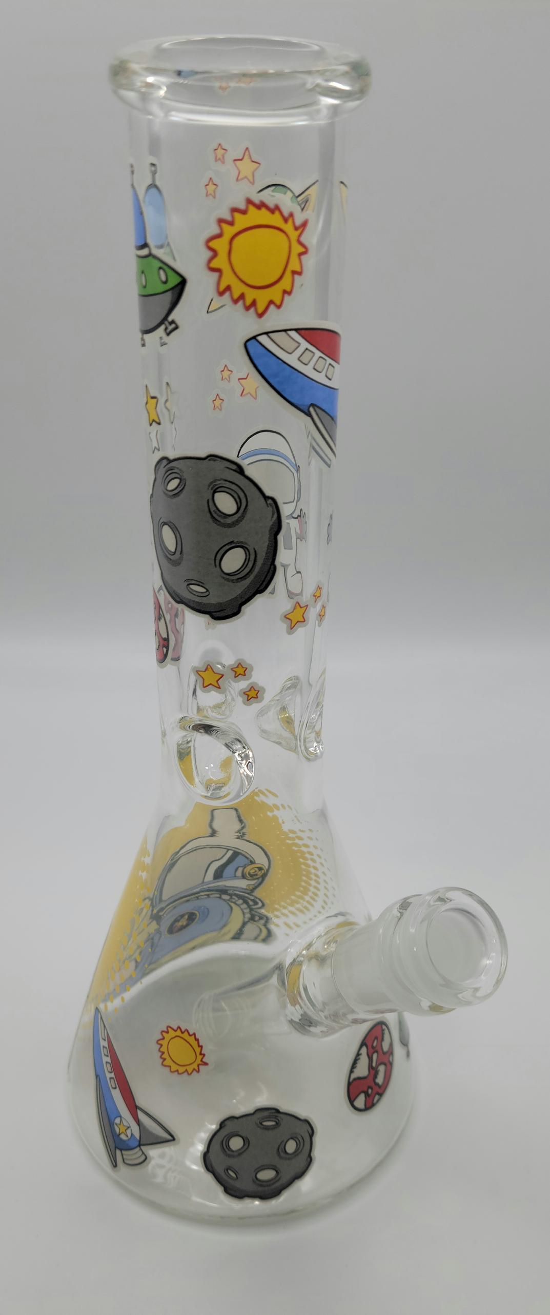 Astronaut Print Beaker Tube Rig