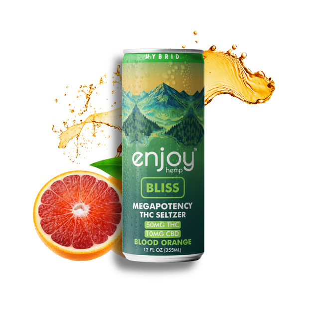 Enjoy Hemp 50mg D9/10mg CBD Blood Orange - Hybrid