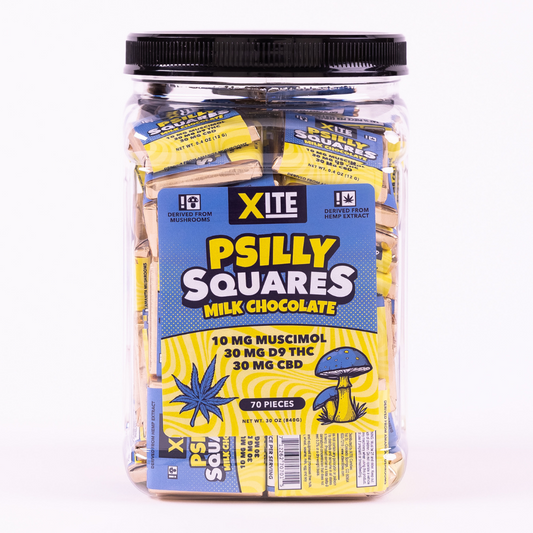 Psilly Square Mushroom Milk Mini