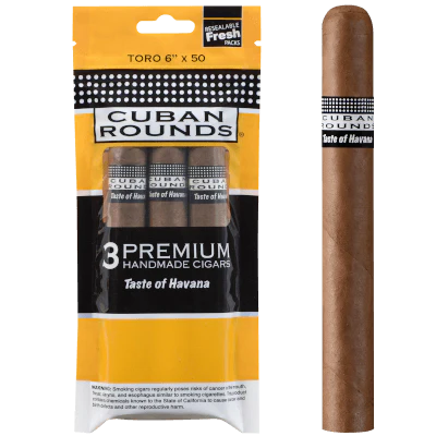 Cuban Rounds Toro 6" x 50 3pk