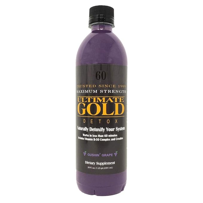 Ultimate gold detox drink - gushin grape