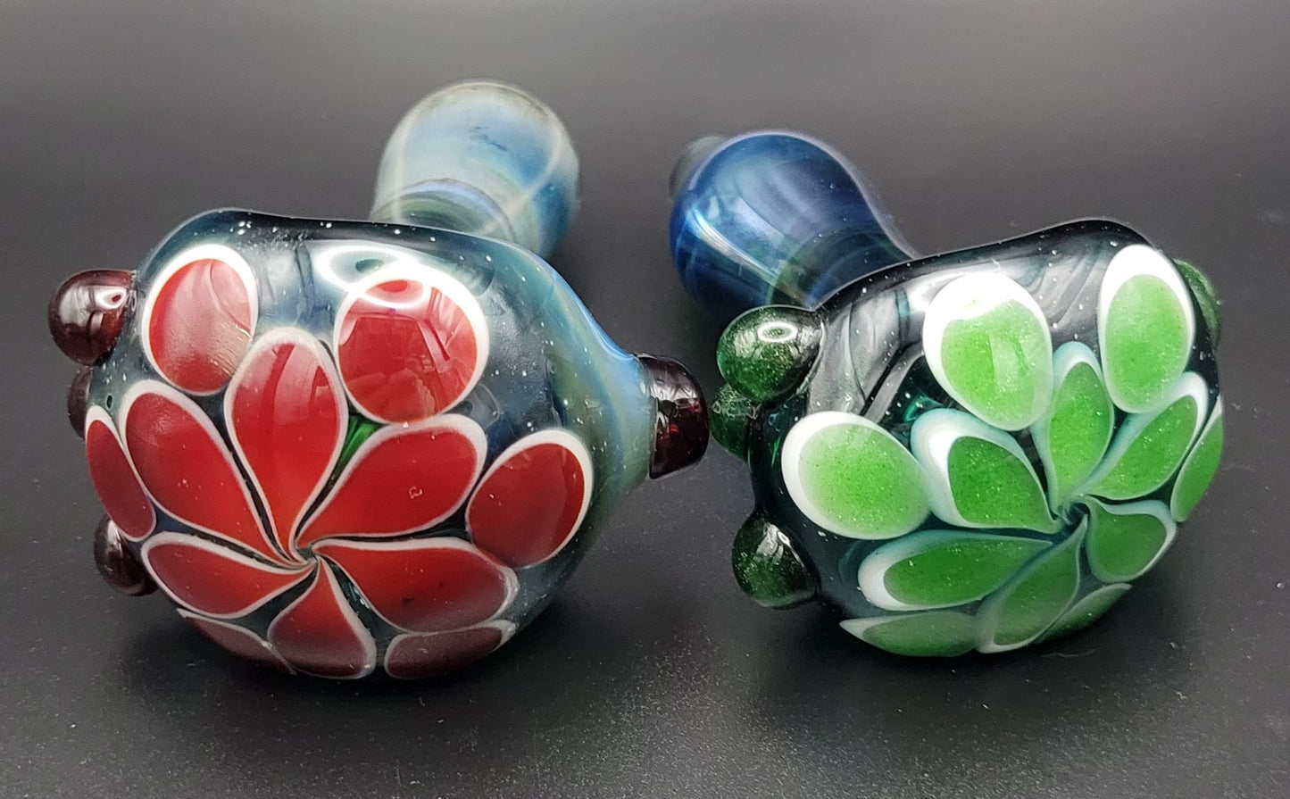 Malachite Dot stack Pinwheel Spoon