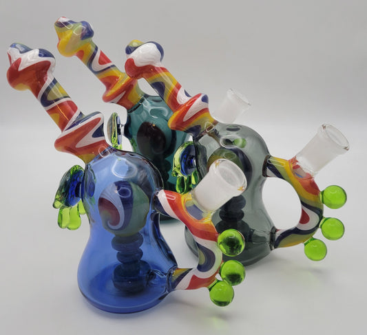 Layback Rainbow Oil Rig w Honeycomb