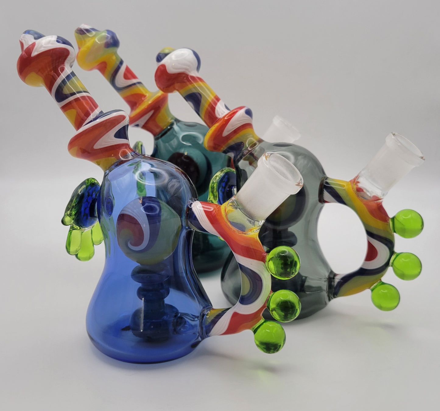 Layback Rainbow Oil Rig w Honeycomb