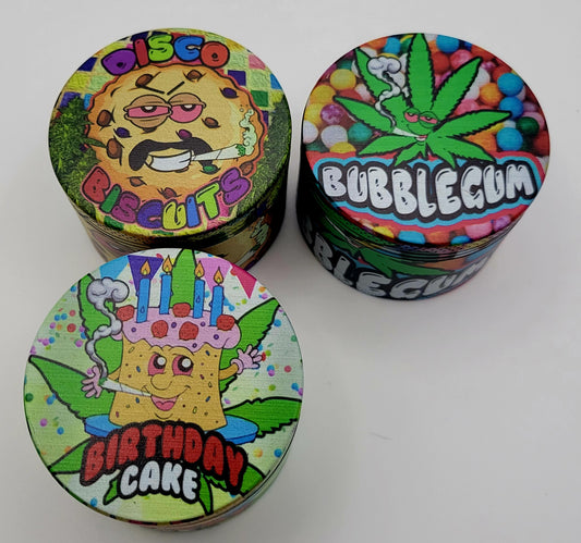 Weed Theme 4-Part Grinder