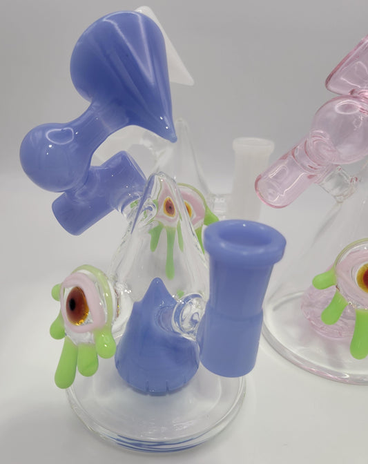 Drippy Eyeball Showerhead Water Pipe Rig