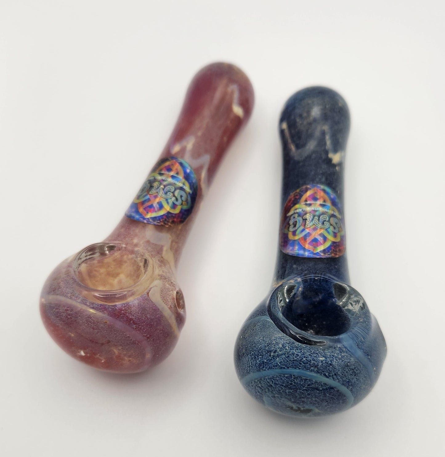Frit spoon with inside out spiral
