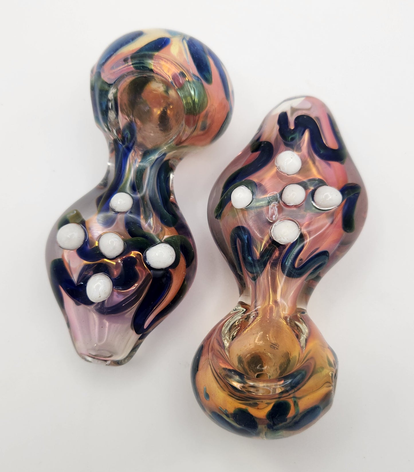 Super Chunky Gold Fume Spoon w Color Inside Out