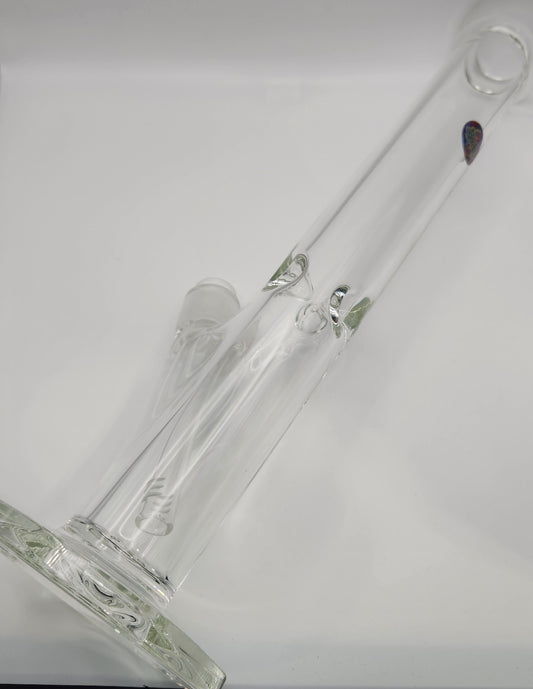 Water Pipe 16" Clear Straight 7mm Rig