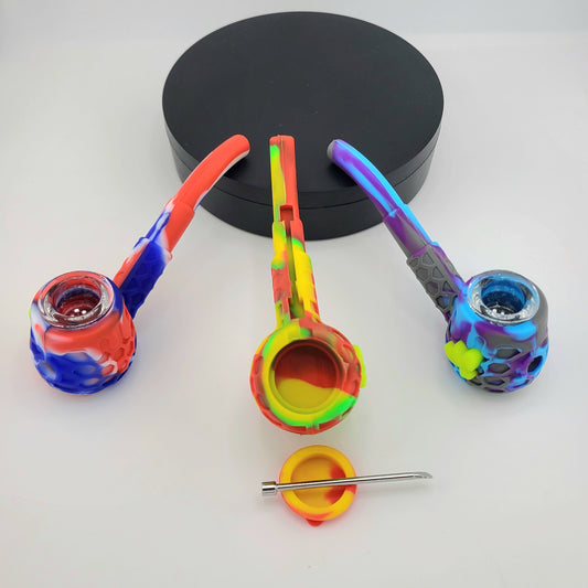 Colorful Silicone Sherlock with Scraper Tool