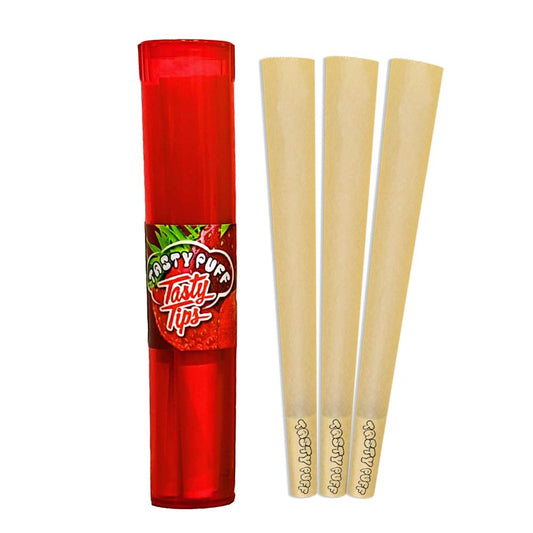 Tasty Puff with Tasty tip Cone - Strawberry - 3pk