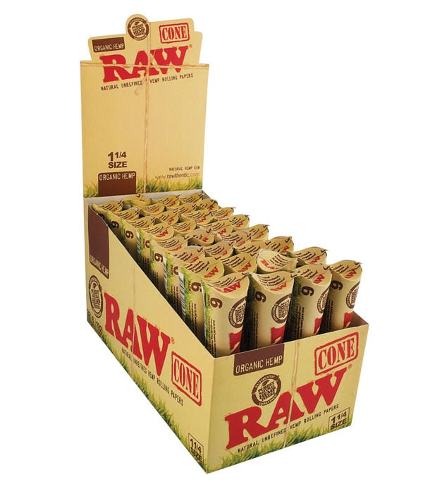 Organic Hemp Raw Cones - 1 1/4