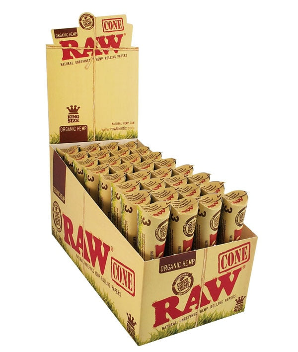 Organic Hemp Raw Cones - Kingsize