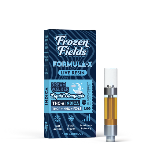 Dream Walker Indica 1g Cart THCA-Liquid Diamonds-Fresh Frozen-Live Resin Cartridge