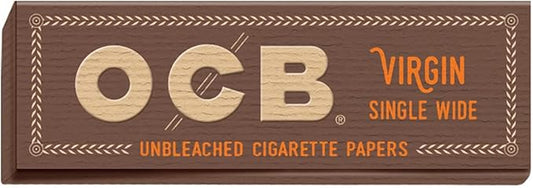 OCB Premium Unbleached Virgin Single Wide