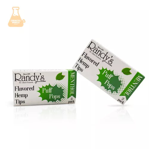 Randy's Puff Pops - Flavored Hemp Tips - Menthol - 3 pk