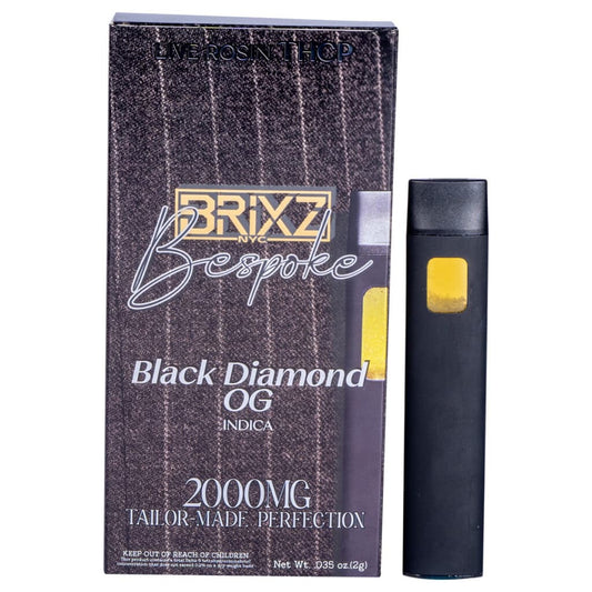 Brixz Black Diamond OG Bespoke Disposable [2G] - Live Rosin - THCP - Indica