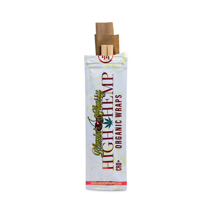 High Hemp Blazin Cherry Artisanal Hemp Wraps