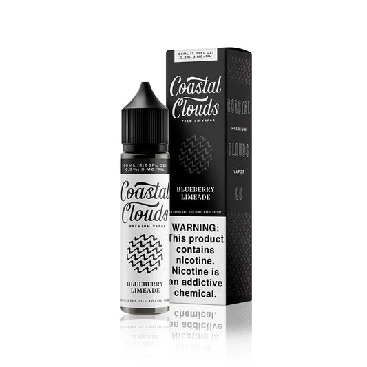 Coastal Clouds .3% 60ml Nicotine Vape Juice - Blueberry Limeade