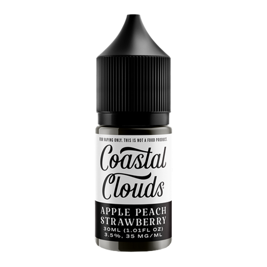 Coastal Clouds 5% 30ml Nicotine Vape Juice - Apple Peach Strawberry
