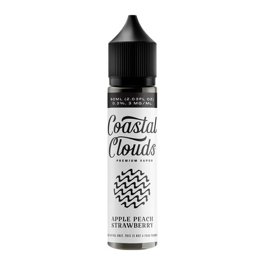 Coastal Clouds .6% 60ml Nicotine Vape Juice - Apple Peach Strawberry