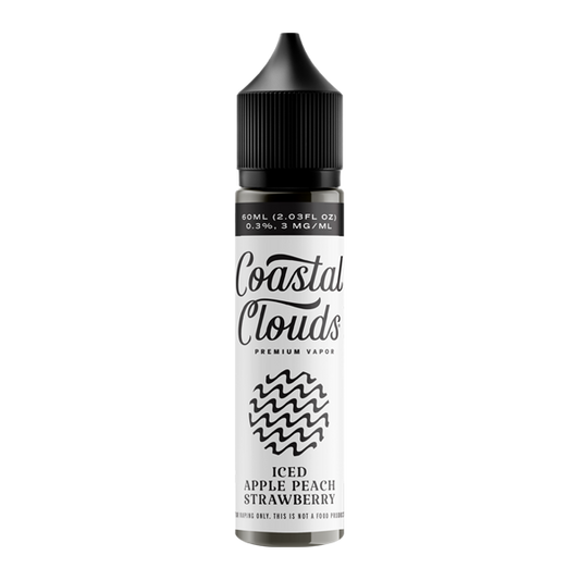 Coastal Clouds 5% 30ml Nicotine Vape Juice - Apple Peach Strawberry ICED