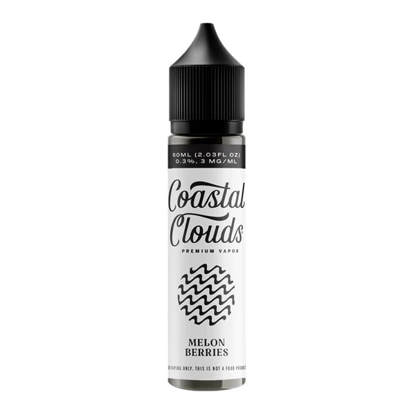 Coastal Clouds .6% 60ml Nicotine Vape Juice - Melon Berries