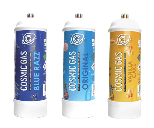 Cosmic Gas 3.3L Tank | Cookies & Cream (For Food Purpose only)