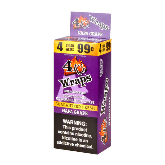 4 Kings Wrap - Napa Grape - 4pk