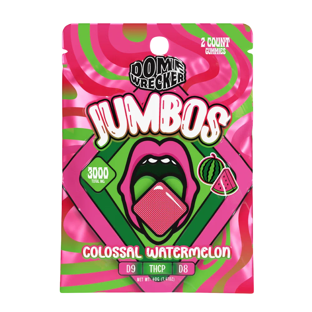 Dome Wrecker Jumbos 2ct Colossal Watermelon - 3000mg total