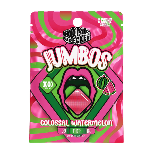 Dome Wrecker Jumbos 2ct Colossal Watermelon - 3000mg total