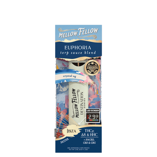 Euphoria - Sativa - Terp Sauce Blend - 2 ml Dispoable - Crystal OG