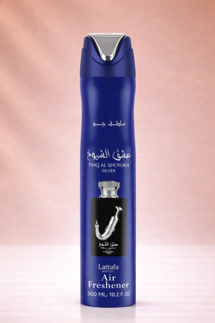 Lattafa Air Freshner - Ishq Al Shuyujh Silver