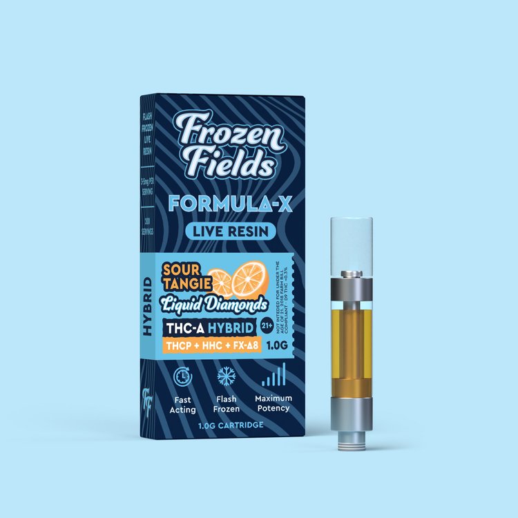 Sour Tangie Hybrid 1g Cart THCA-Liquid Diamonds-Fresh Frozen-Live Resin Cartridge