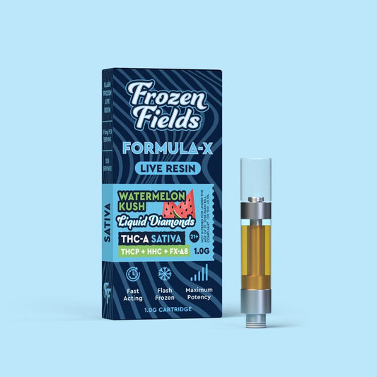 Watermelon Kush Sativa 1g Cart THCA-Liquid Diamonds-Fresh Frozen-Live Resin Cartridge