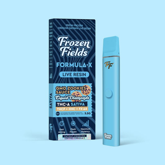 GMO Zookie Disposable Sativa 3.5g THCA-Liquid Diamonds-Fresh Frozen-Live Resin