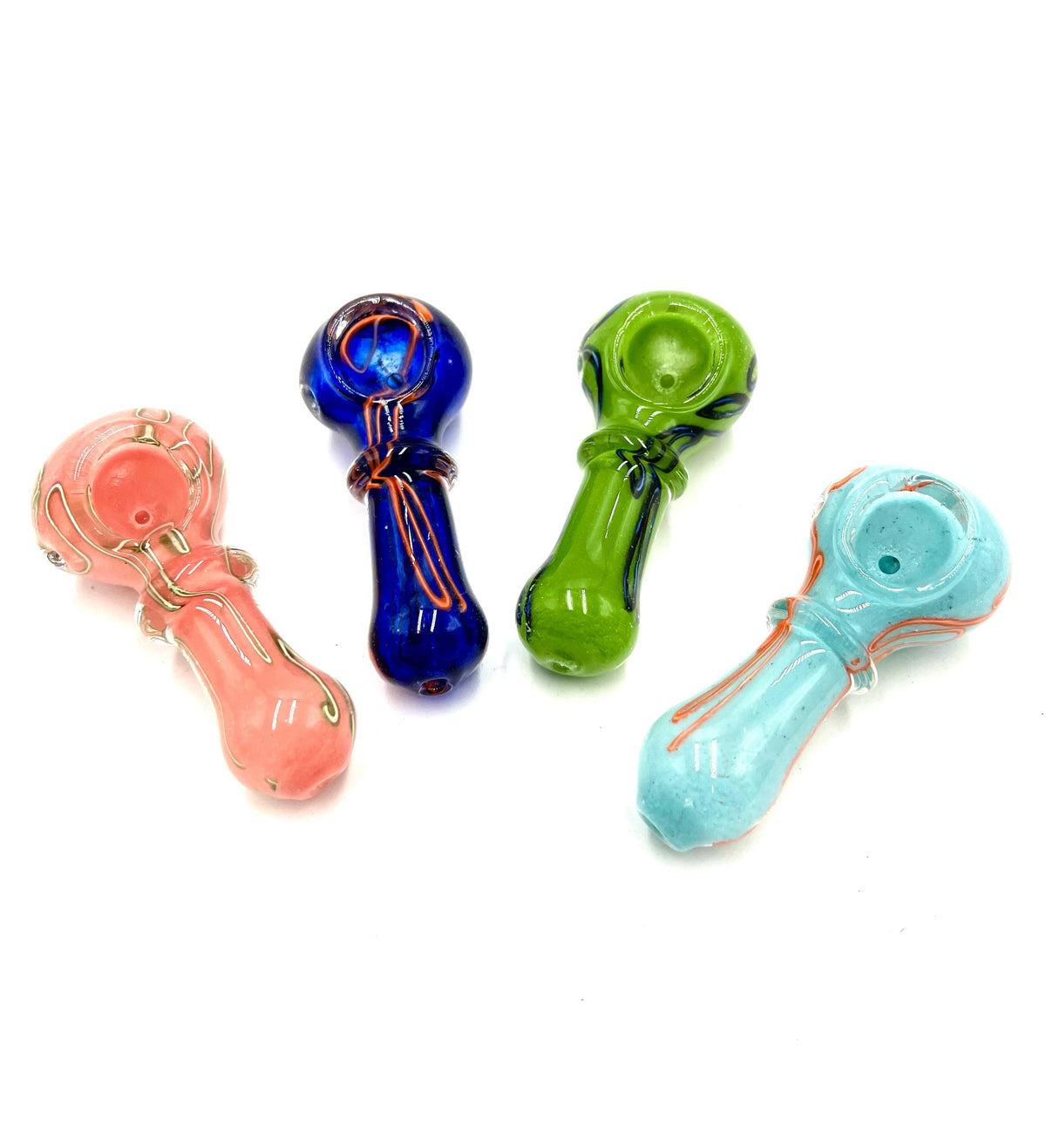 Color Frit Spoon w Inside Out and Maria