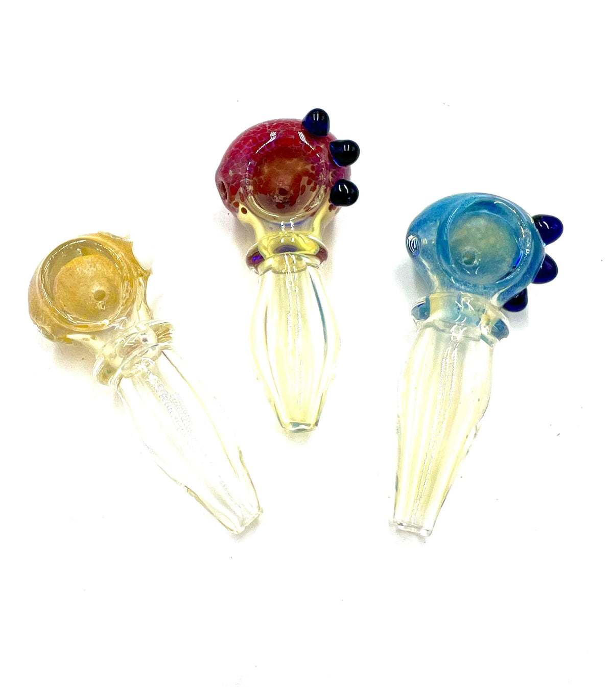 Fumed Spoon w Frit End Maria and Three Dots
