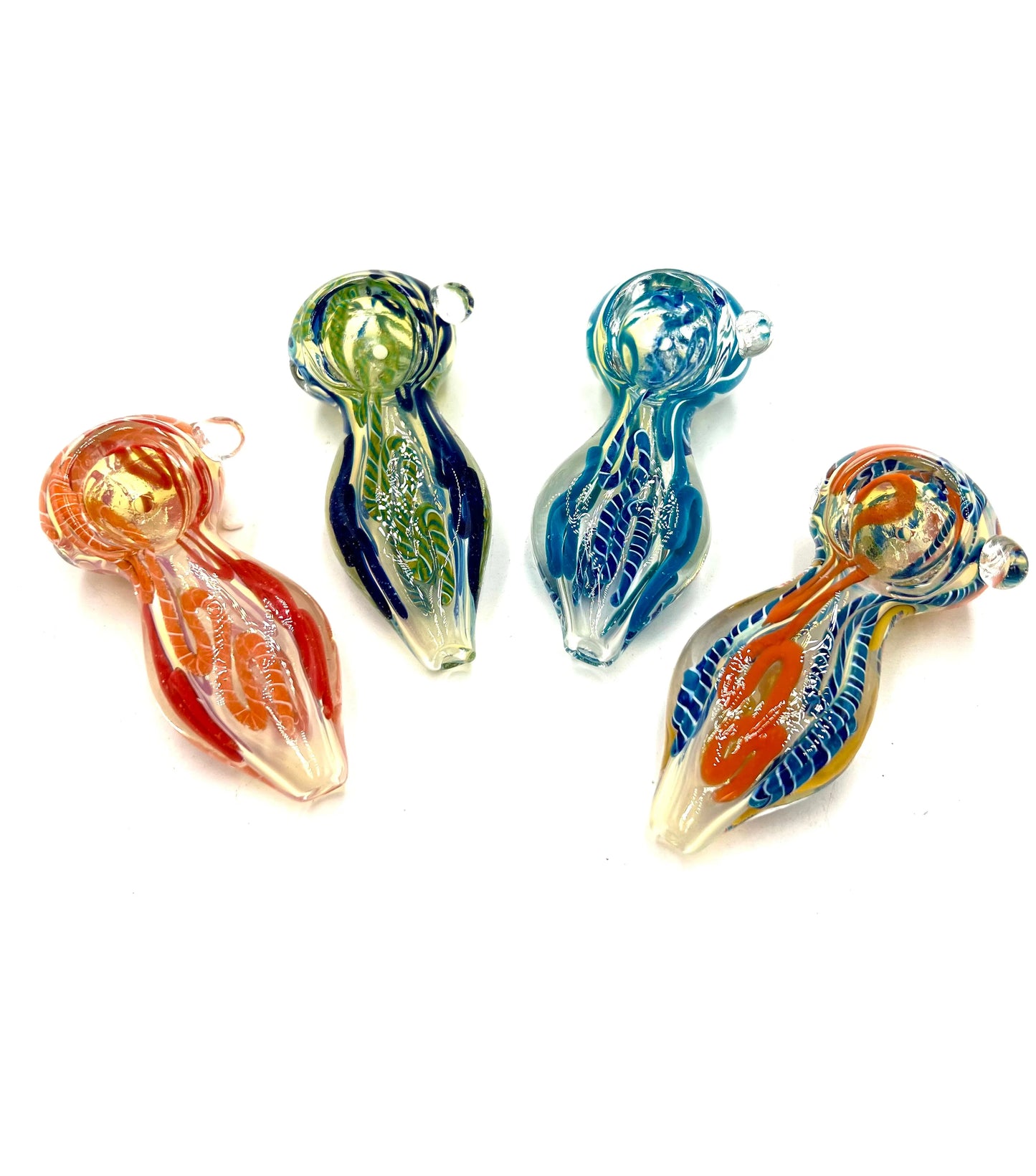 Flat Body Inside Out Fumed Hand Pipe